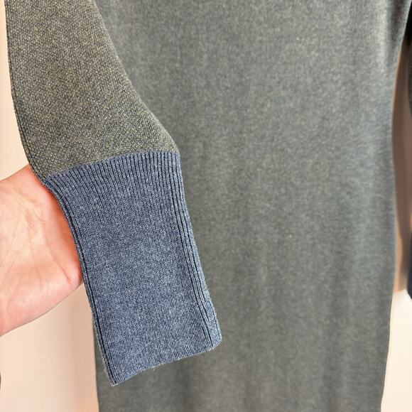 NWT Prana South Rock Green Sweater Dress XS Wool Organic Cotton Modest Church - Picture 5 of 12